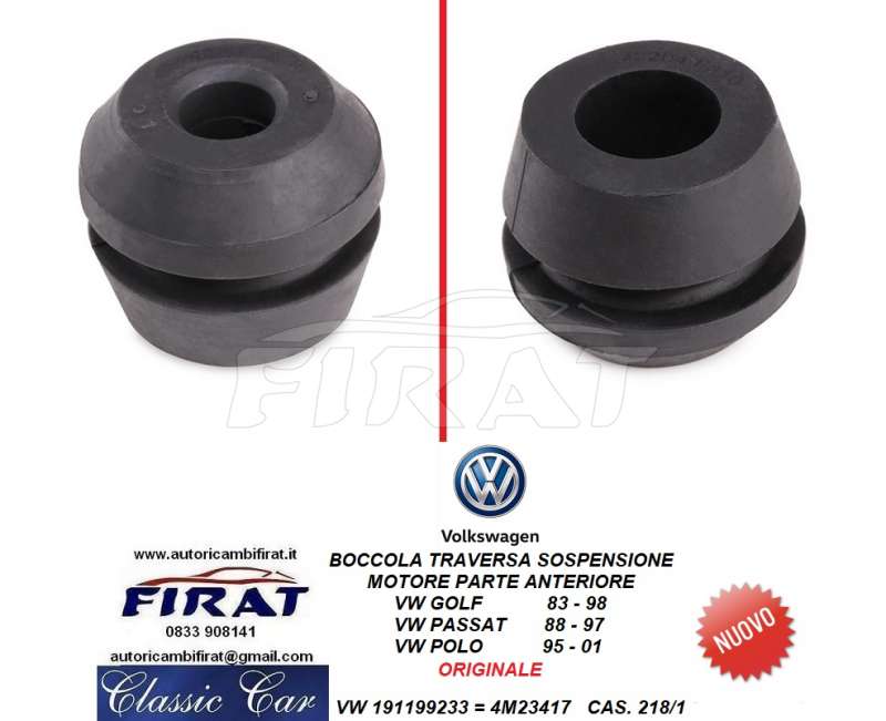 BOCCOLA TRAVERSA SOSPENSIONE VW GOLF - PASSAT - POLO (191199233)